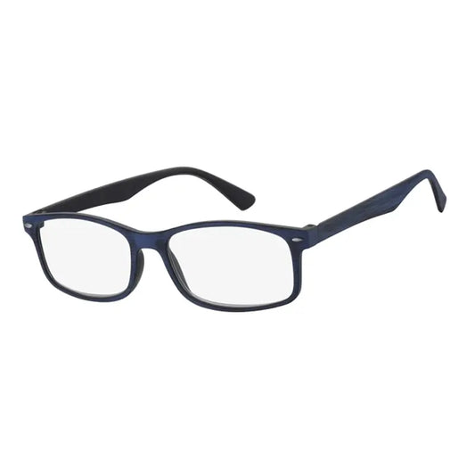 Surgicalmed Euro Optics Gafas De Lectura Para Presbicia Íris (Negro Por Dentro, Acabado En Madera Azul Mate Por Fuera Y Detalles En Níquel) (+1.00)