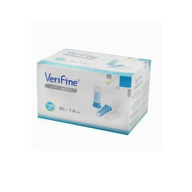 Surgicalmed Verifine Lancetas De Seguridad De Verifine 23G X 1,8 Mm - Caja De 100 Unidades, 100 unidades