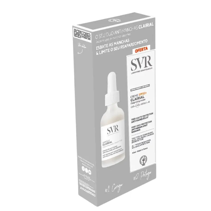 Svr Ampoule Clairial, 30 Ml + Crema Spf50+, 40 Ml