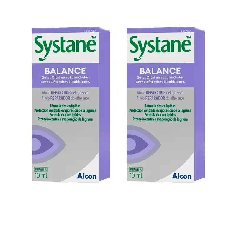 Systane 2 X Systane Balance Gotas Oftalmológicas 10 Ml