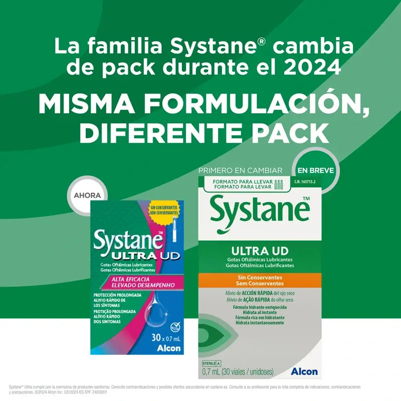 Systane 2 X Systane Ultra 30 Unidades 0,7 Ml