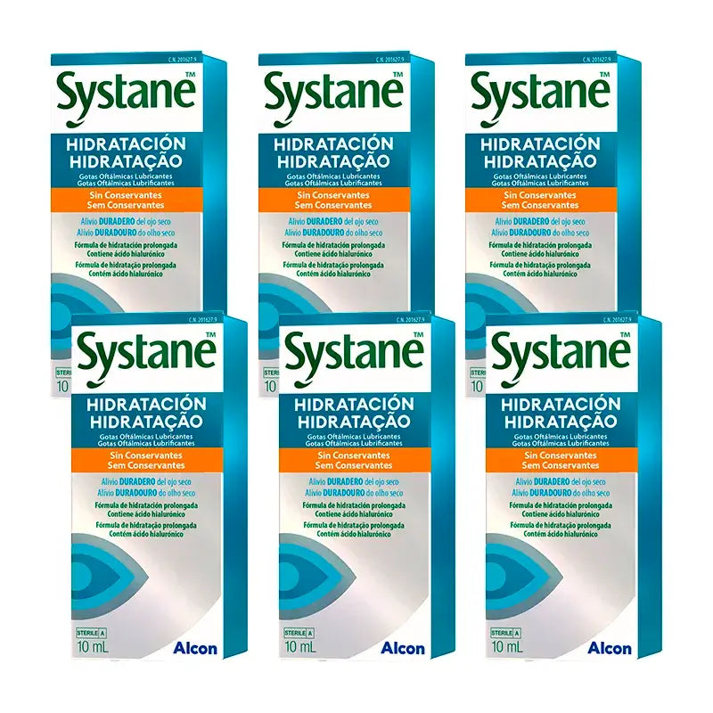 Systane 6 X Systane Hidratación Diaria Gotas Oftalmológicas 10 Ml