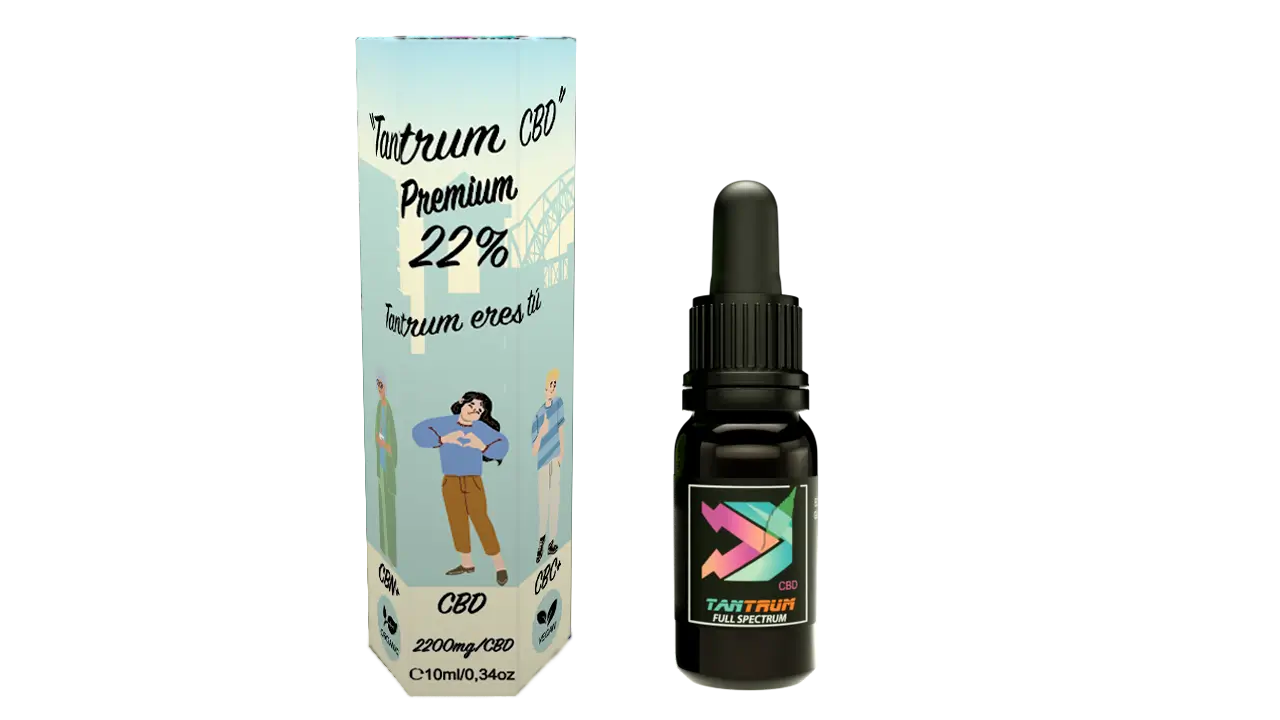 Tantrum Aceite de CBD Premium 22%, 10 ml