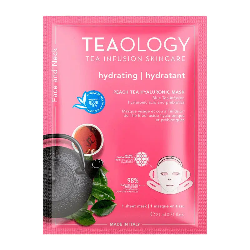 Teaology Peach Tea Hyaluronic Mask, 21 ml