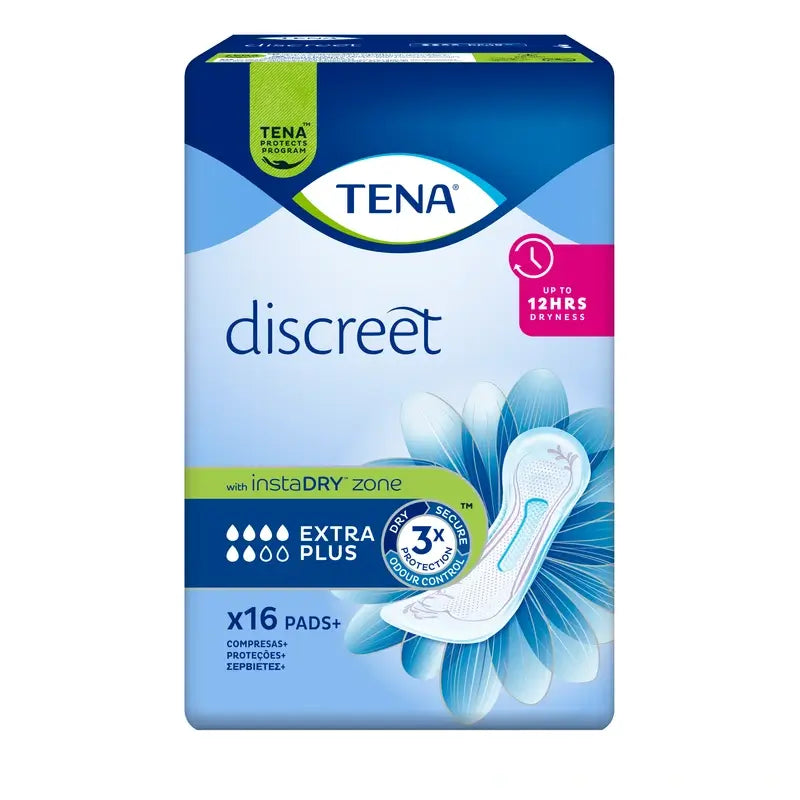 Tena Discreet Extra Plus Id , 16 unidades