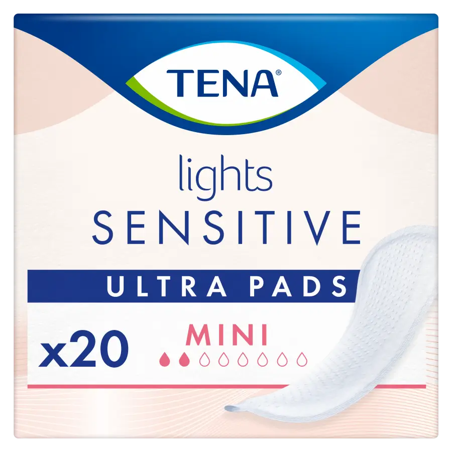 Tena Lights Sensitive Mini Ultra, 20 Unidades