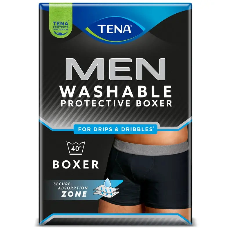 Tena Men Wau Boxer Negro L , 45 unidades