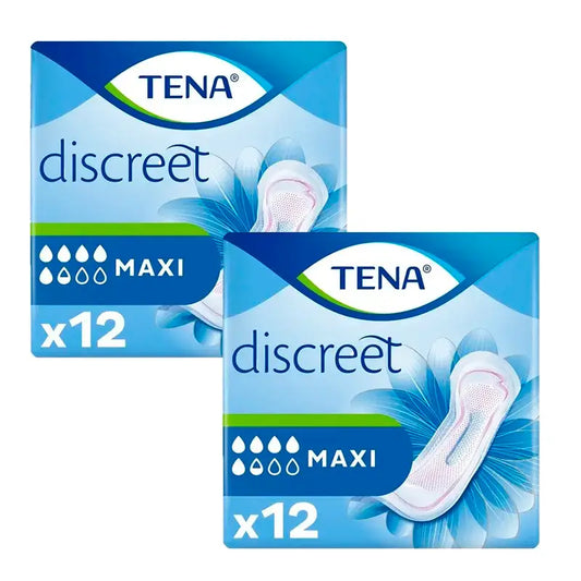 Tena Pack Lady Compresas Maxi, 2 X 12 Unidades