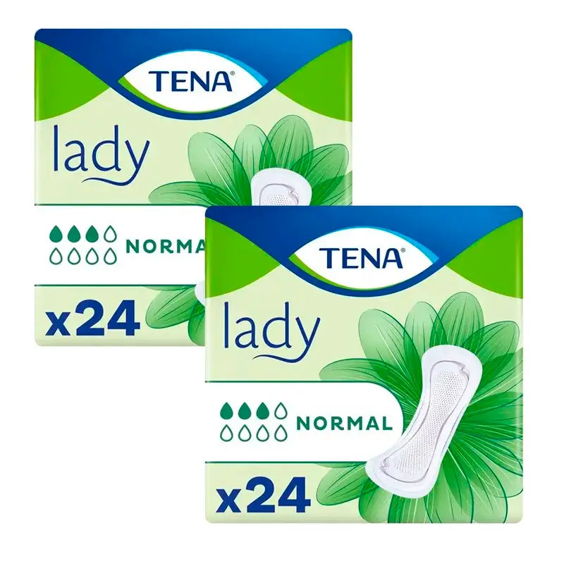 Tena Pack Lady Normal, 2 X 24 Unidades