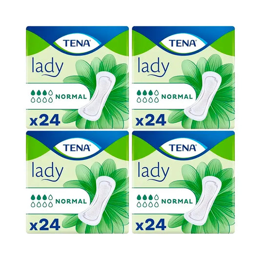 Tena Pack Lady Normal, 4 X 24 Unidades