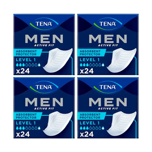 Tena Pack Men Level 1, 4 X 24 Unidades