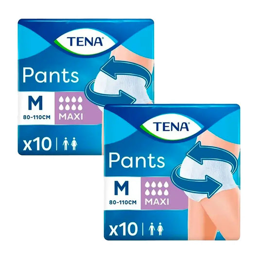 Tena Pack Pants Maxi Talla M, 2 X 10 Unidades