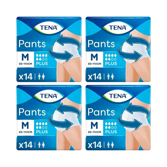 Tena Pack Pants Plus Md / Gr, 4 X 14 Unidades