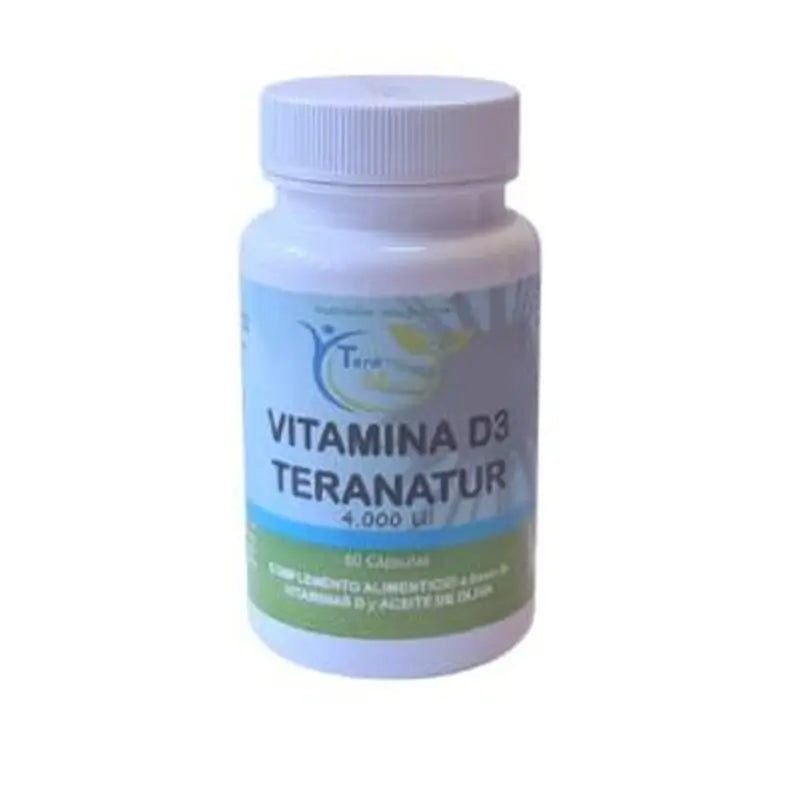 Teranatur Vitamina D3 60 Cápsulas 