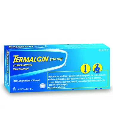 Termalgin 500 mg, 20 Comprimidos