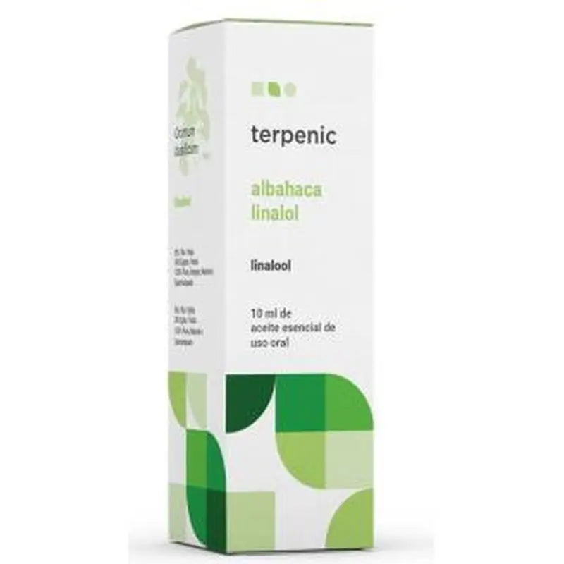 Terpenic Albahaca Linalol Aceite Esencial Alimentario 10Ml.