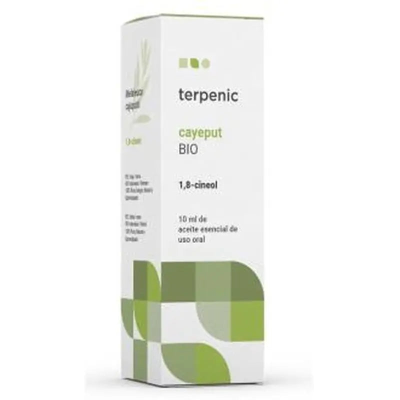 Terpenic Cajeput Aceite Esencial Alimentario Bio 10Ml.