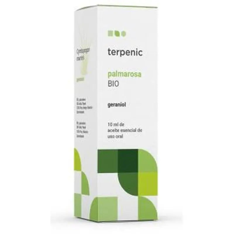 Terpenic Palmarosa Aceite Esencial Alimentario Bio 10Ml.