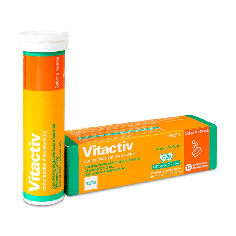 Teva Vitactiv 15 comprimidos Efervescentes