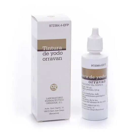 Tintura de Yodo Orravan Solución Tópica 40 ml