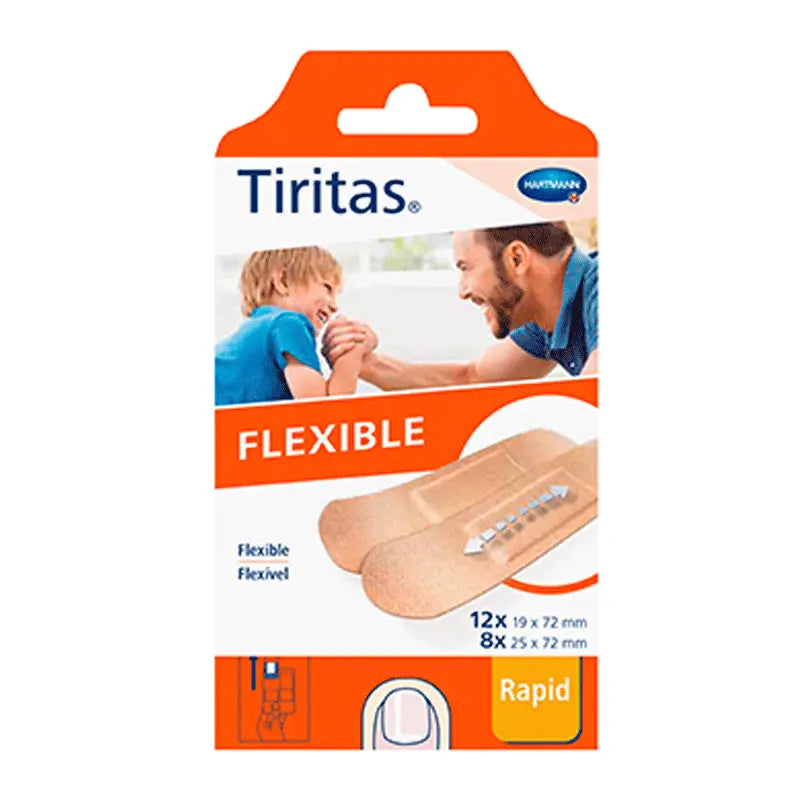 Tiritas Flexible Rapid Surtido 2 Tamaños 20 unidades