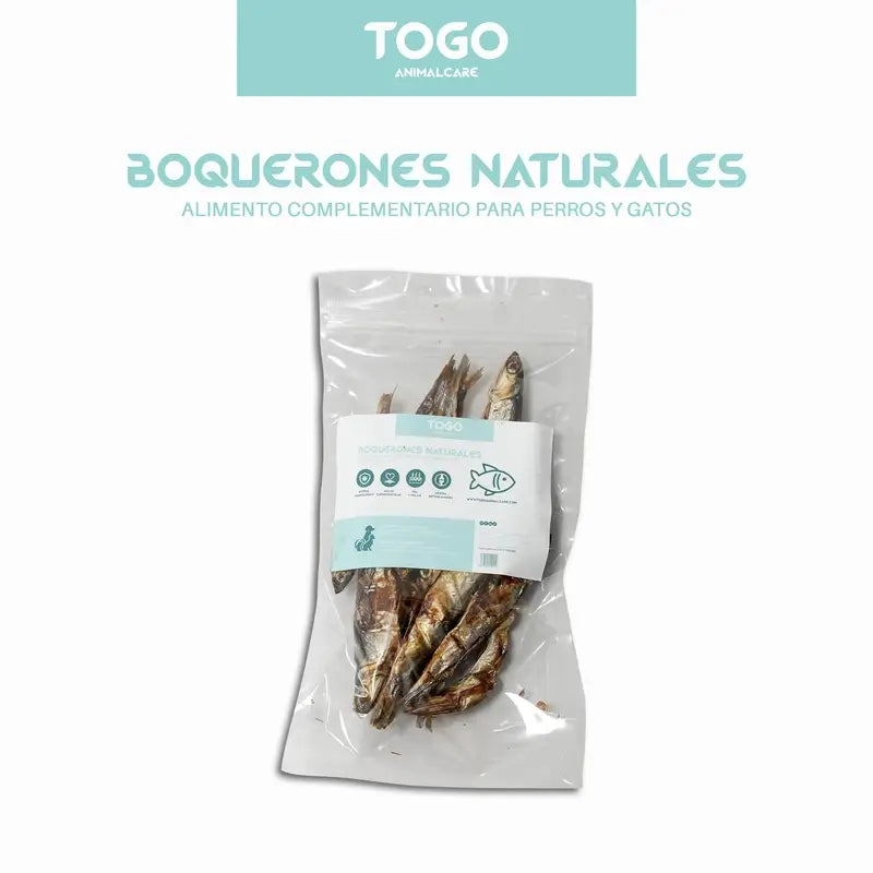 Togo Snack Natural Boquerones Deshidratados, 1 unidad