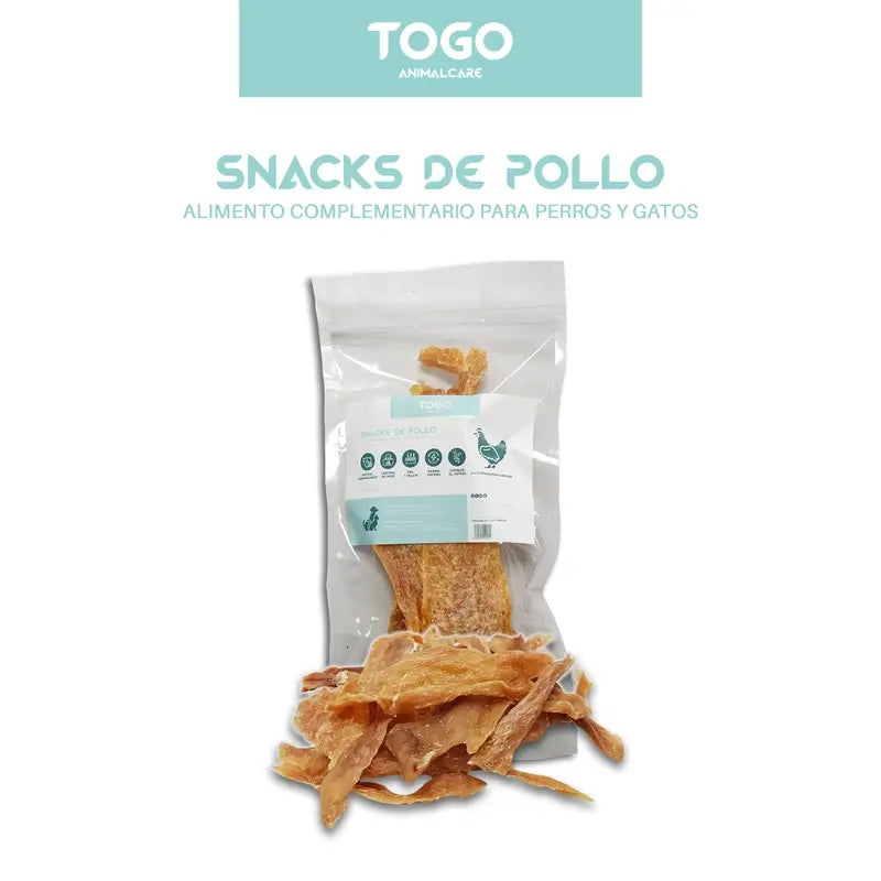 Togo Snack Natural Tiras De Pollo, 1 unidad