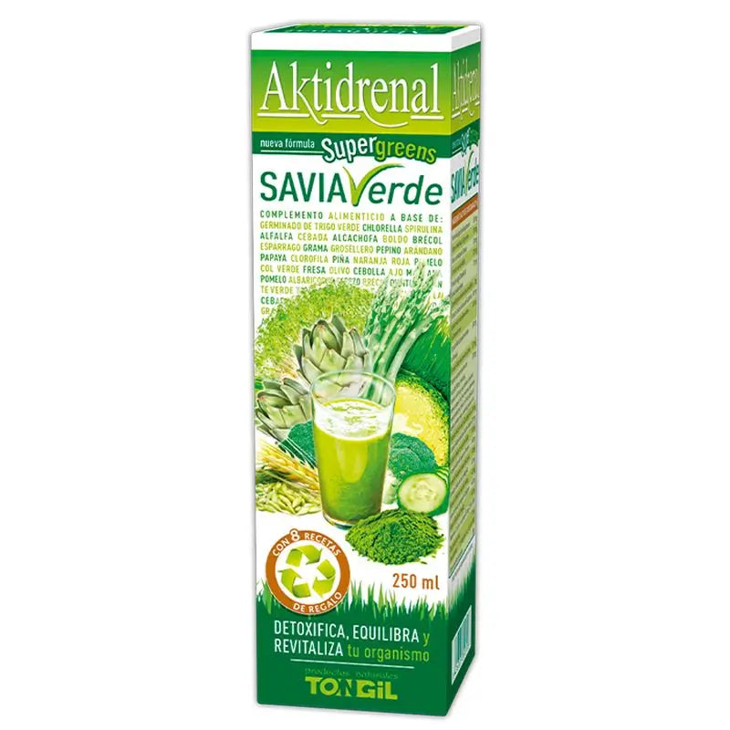 Tongil Aktidrenal Savia Verde, 250 Ml      