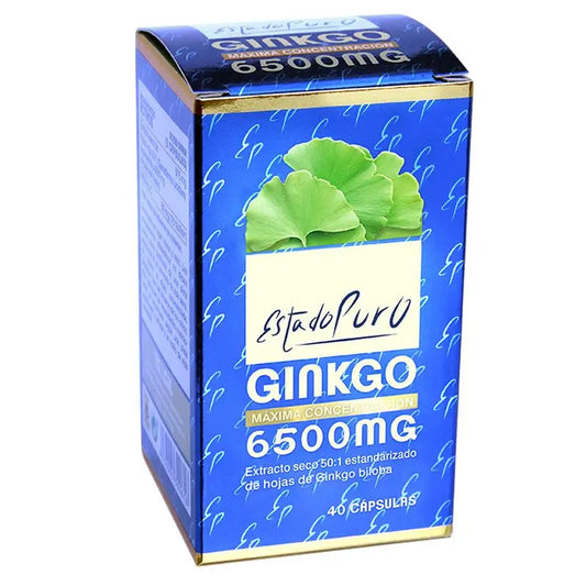 Tongil Estado Puro Ginkgo 6500 Mg , 40 cápsulas