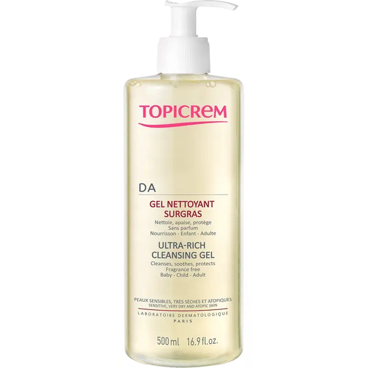 Topicrem Gel Limpiador sobreengrasante 500 ml