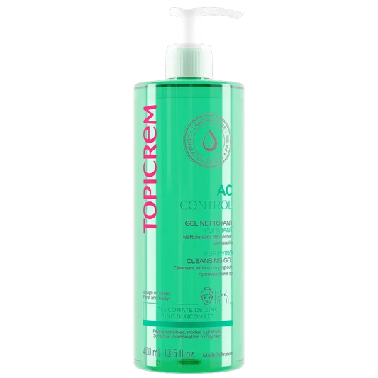 Topicrem Ac Control Gel Limpiador Purificante, 400 Ml