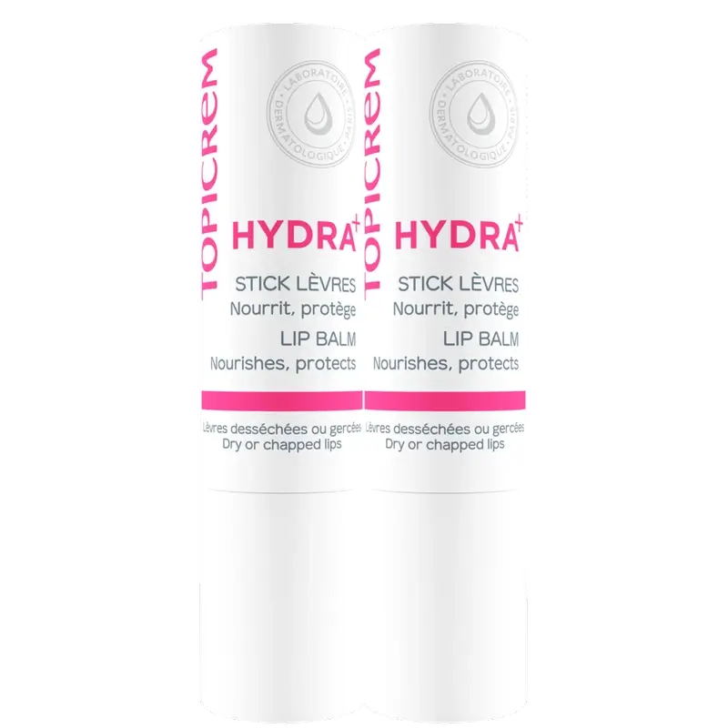 Topicrem Hydra+ Pack Dúo Bálsamo Labial Ultra-Hidratante 4 G 2ª Ud 50 %