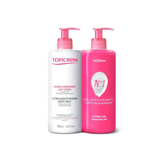 Topicrem Pack Duo Leche Corporal Ultrahidratante 2x500 ml