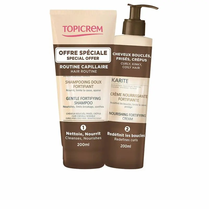 Topicrem Pack Karite Champú 200 Ml + Crema Nutritiva 200 Ml