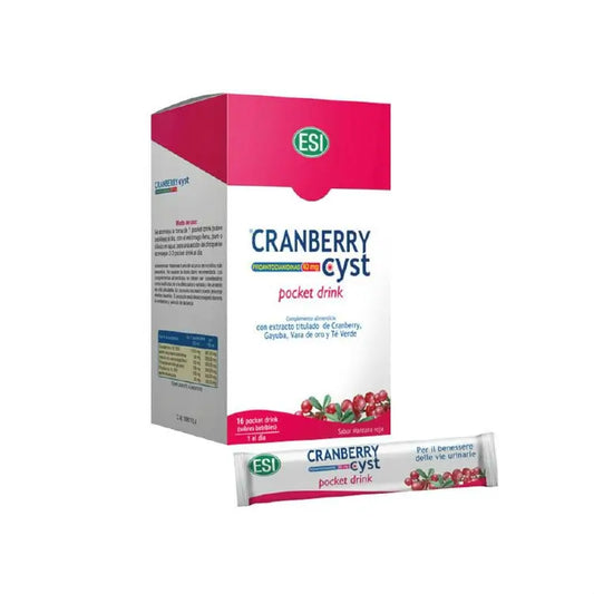 Trepatdiet Cranberry Cyst Pocket Drink, 16 Sobres 