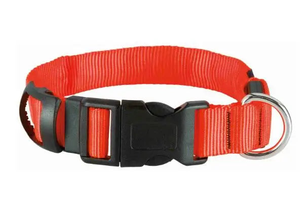 Trixie Collar  Con Luz Naranja Xl 55-70Cm