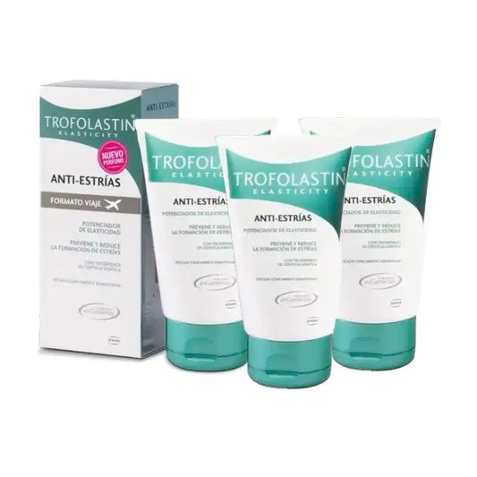 Trofolastin Crema Antiestrías Pack , 3 x 100 ml