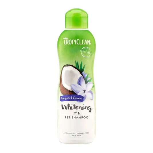 Tropiclean Champú Pelo Blanco Flor Awapuhi Coco 355Ml