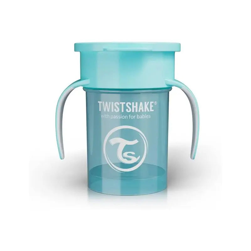 Twistshake Taza 360º Azul +6M  