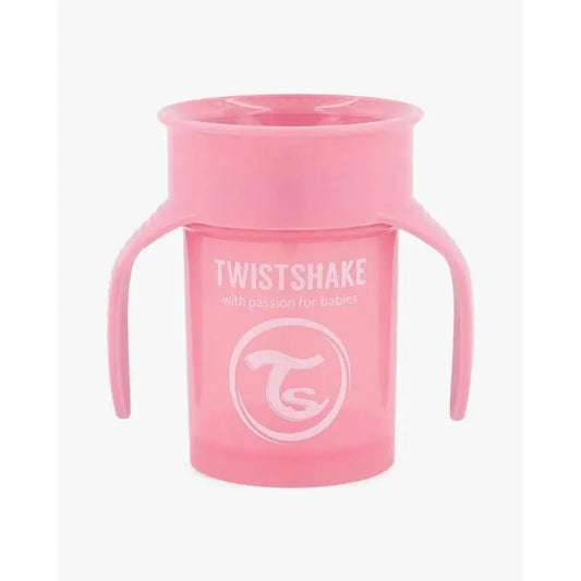 Twistshake Taza 360º Rosa +6M  