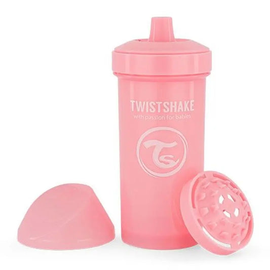 Twistshake Vaso Rosa 12+M , 360 ml