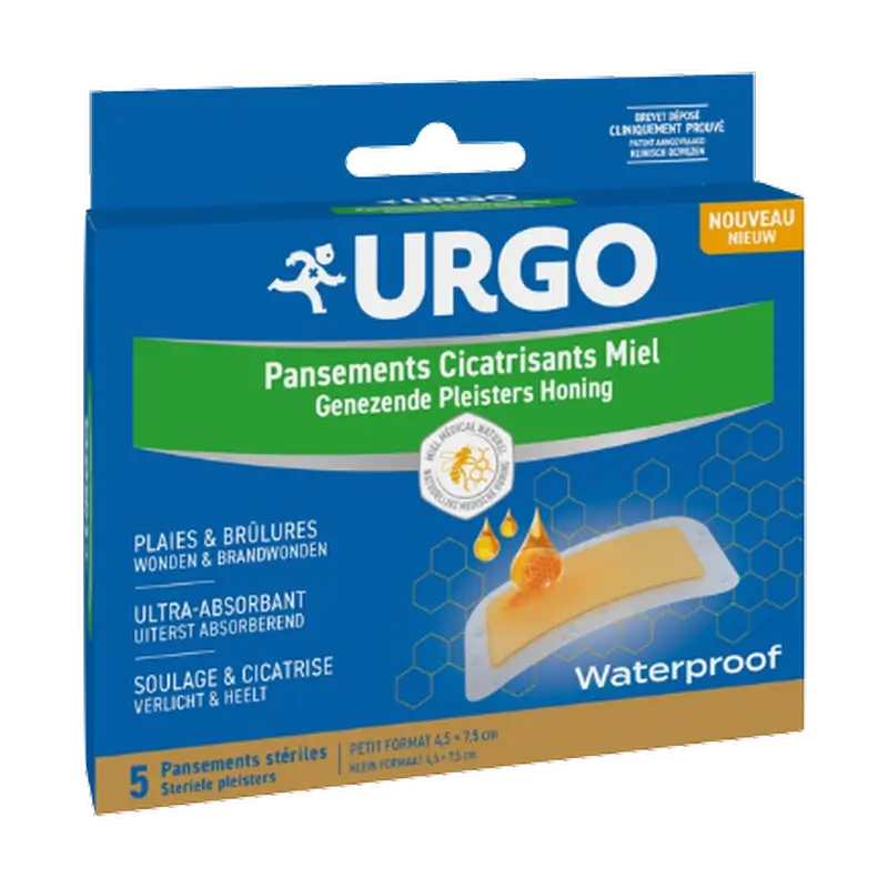 Urgo Apósitos Waterproof Cicatrizazntes Con Miel