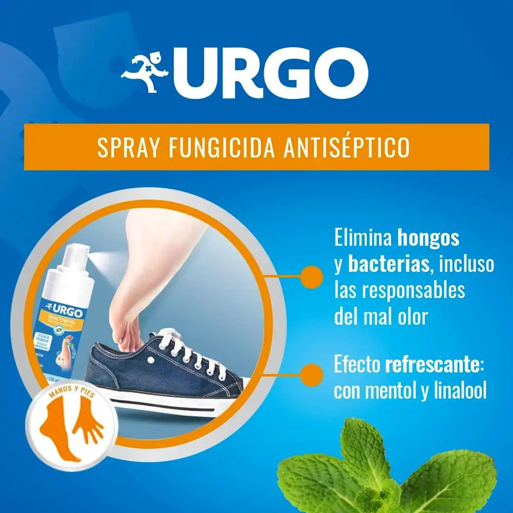 Urgo Spray Fungicida Antiséptico, 125 Ml