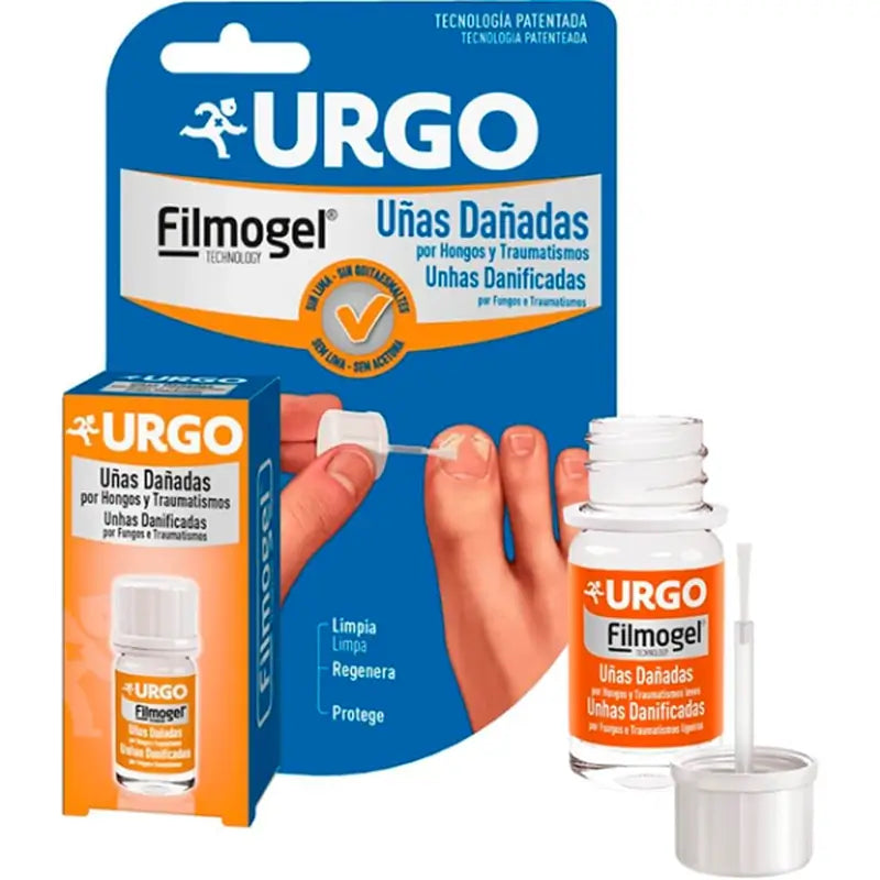 Urgo Uñas Dañadas Filmogel Frasco , 3,3 ml