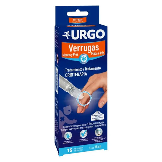 Urgo - Verrugas Crioterapia - Frasco 38 ml, 15 tratamientos