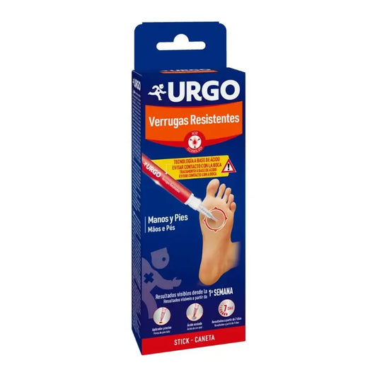 Urgo - Verrugas Resistentes - Stick 2 ml, 28 aplicaciones