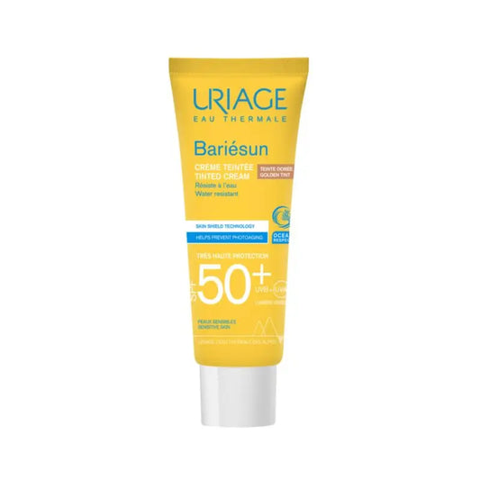 Uriage Bariésun Crema Mineral Compacta SPF 50+ Color Dorado 10 gr