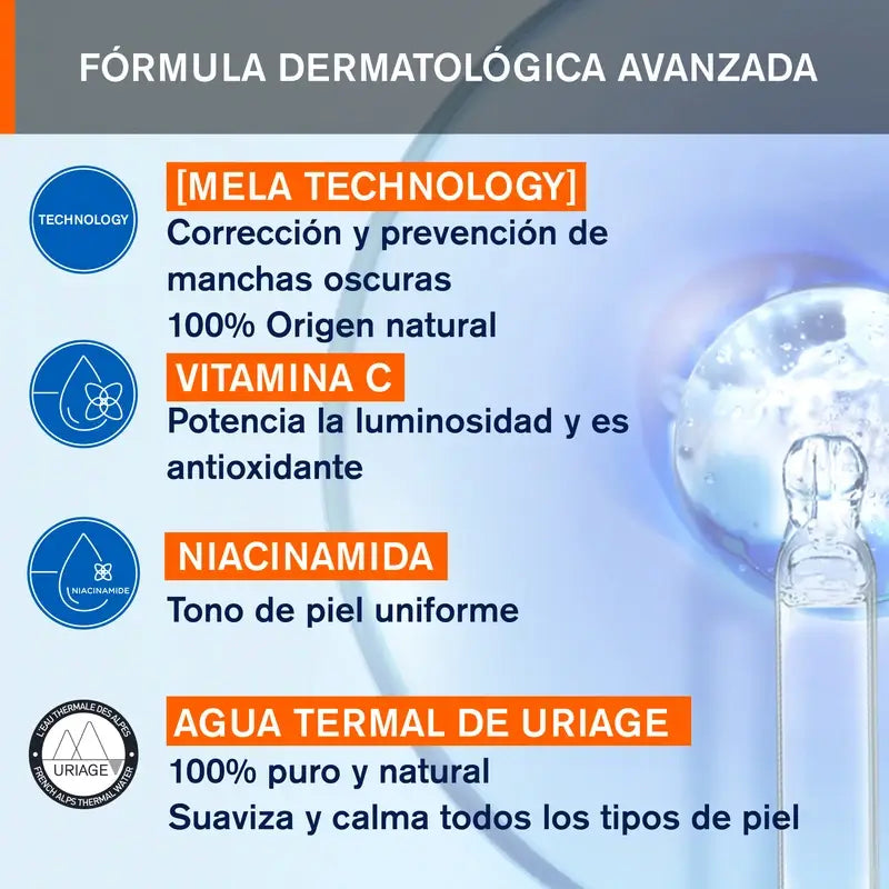 Uriage Dépiderm Espuma Limpiadora Iluminadora 100Ml