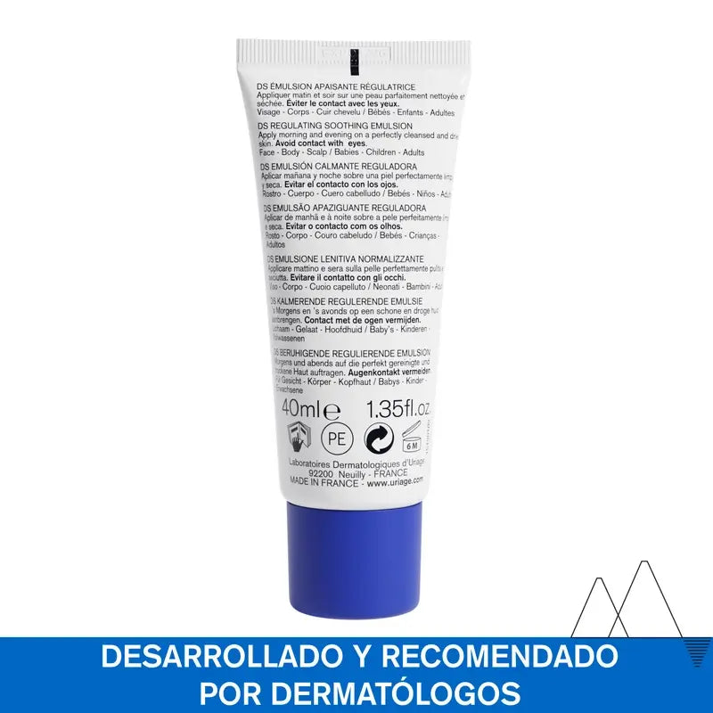 Uriage Ds Emulsión Calmante 40Ml Sin Perfume