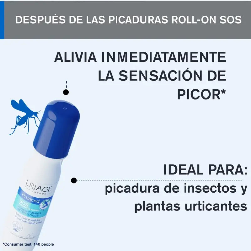 Uriage Pruriced Cuidado Sos Picaduras , 15 ml